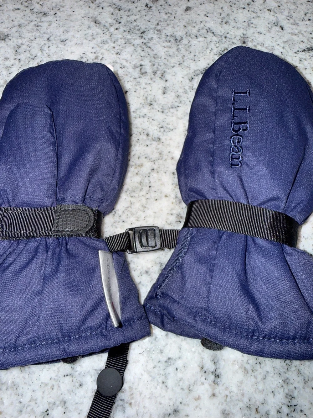 L.L. Bean Toddlers' Cold Buster Waterproof Insulated Mittens in Navy